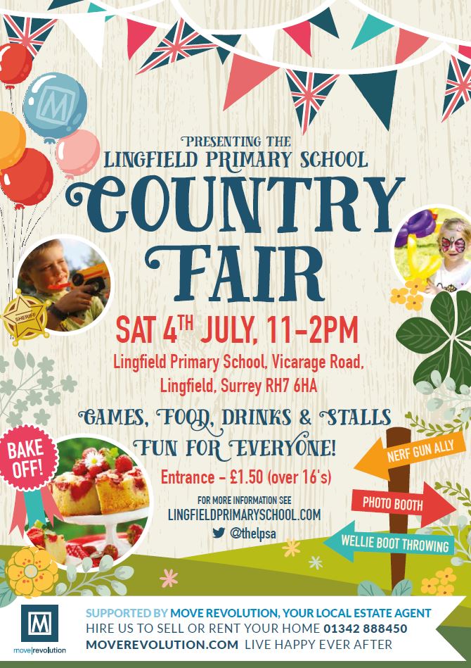 lingfieldb country fair poster