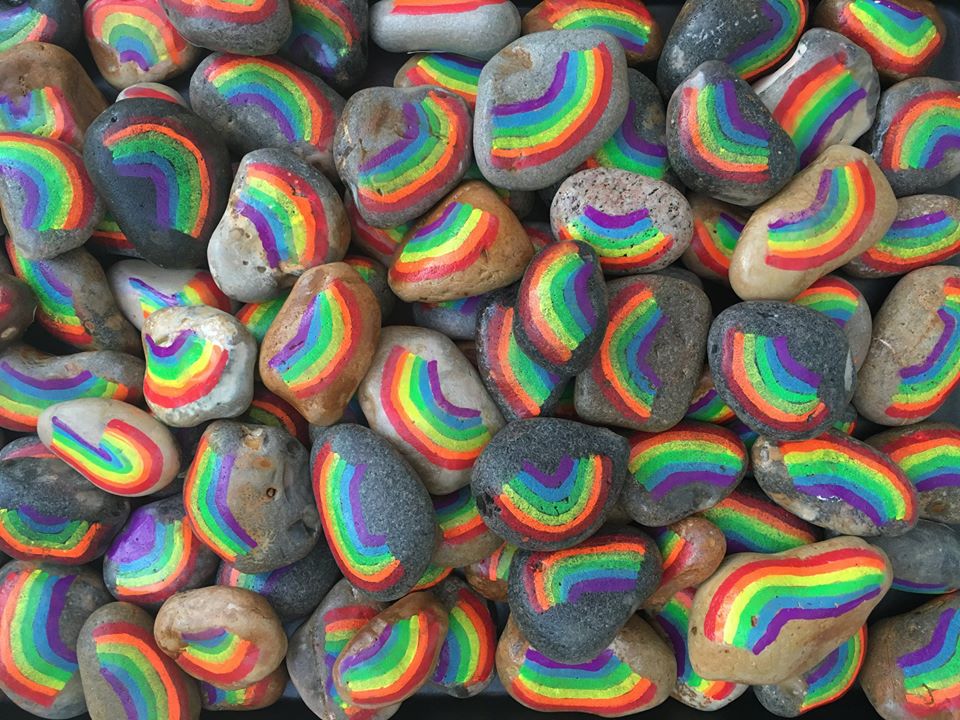 Rainbow rocks