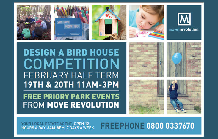 Half term competition: design a birdhouse at priory park