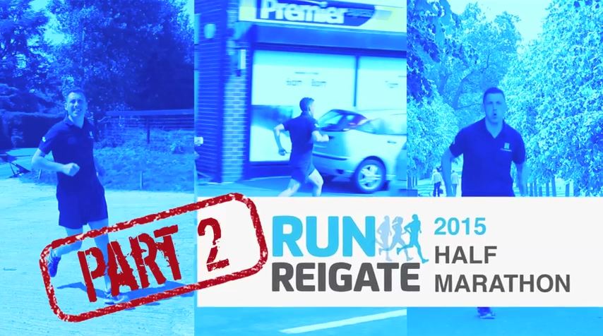 Run Reigate Half Marathon, Full Route for 2015