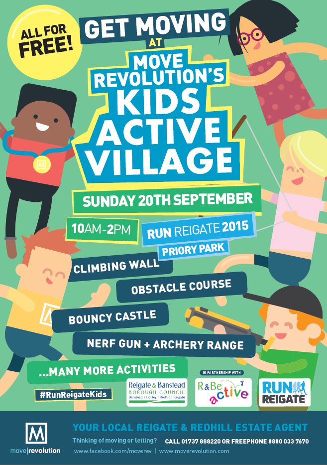 Free day out for your kids during Run Reigate 2015