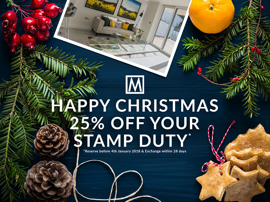 An early Christmas present! 25% off Stamp Duty!