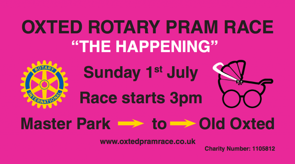 Oxted Pram Race 2018 – Join in the fun